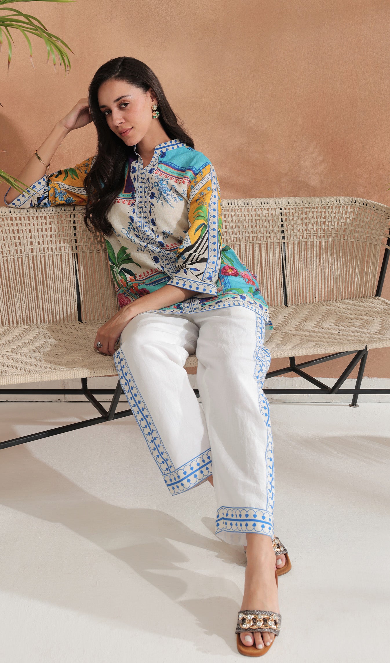Wisteria Whisper White Co-ord Set