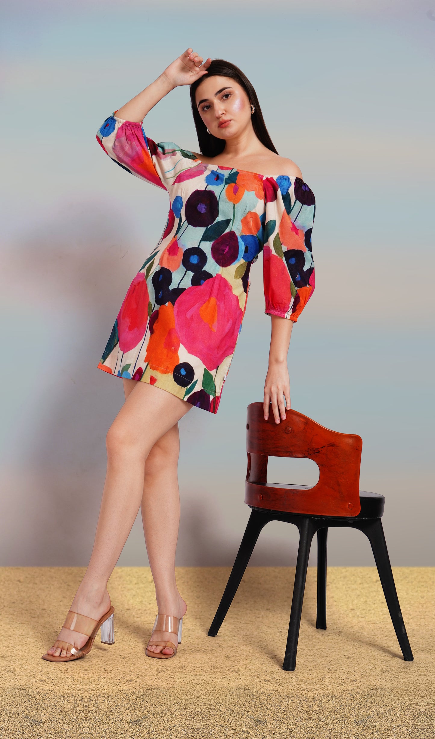 Garden Whril Short Dress