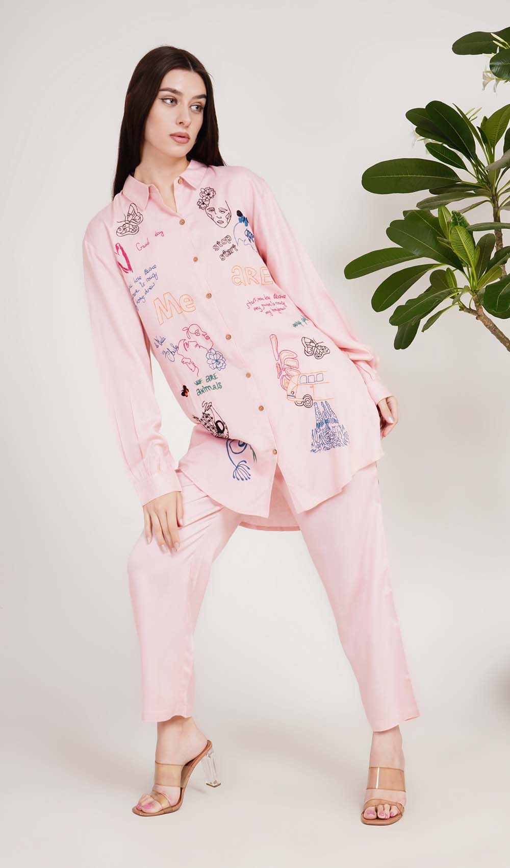 Cypress Charm Pink Co-ord Set