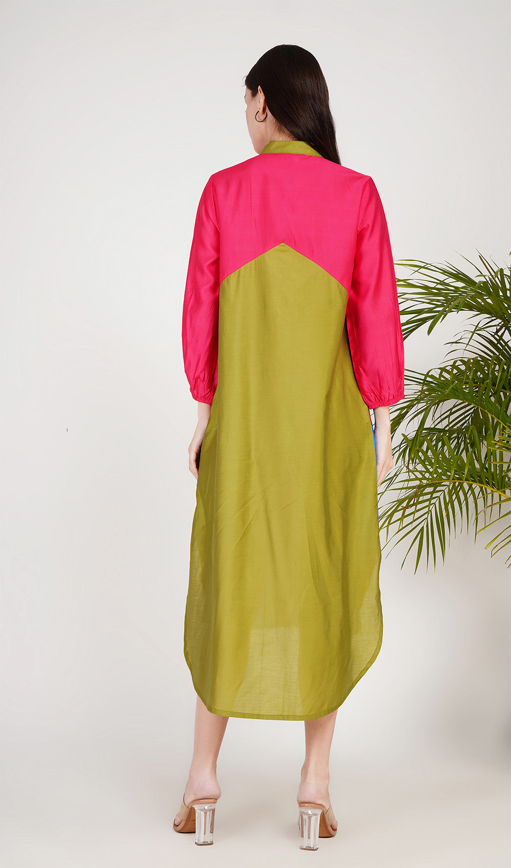 Freesia Flair Fuchsia Dress