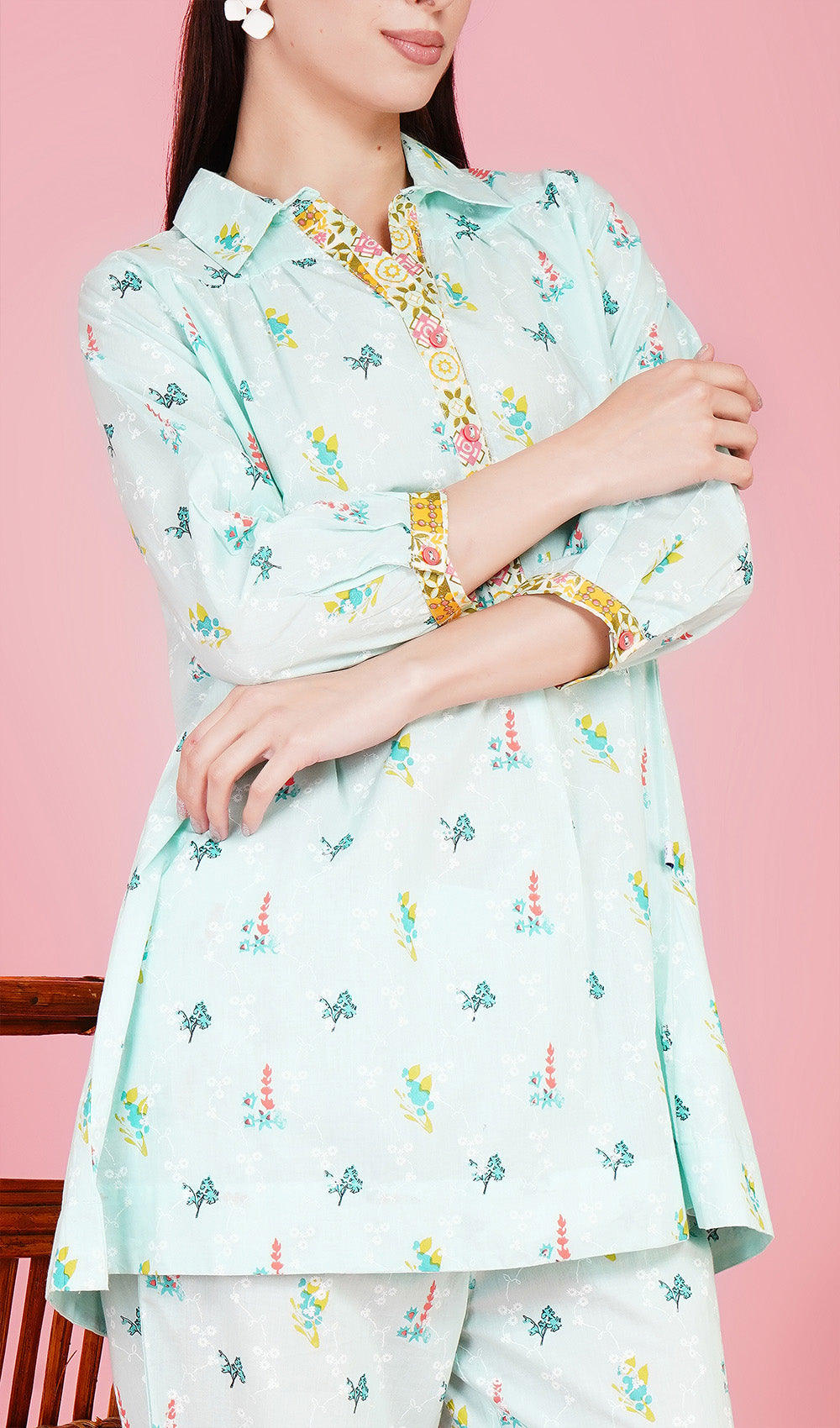 Oak Opulence Mint Co-ord Set