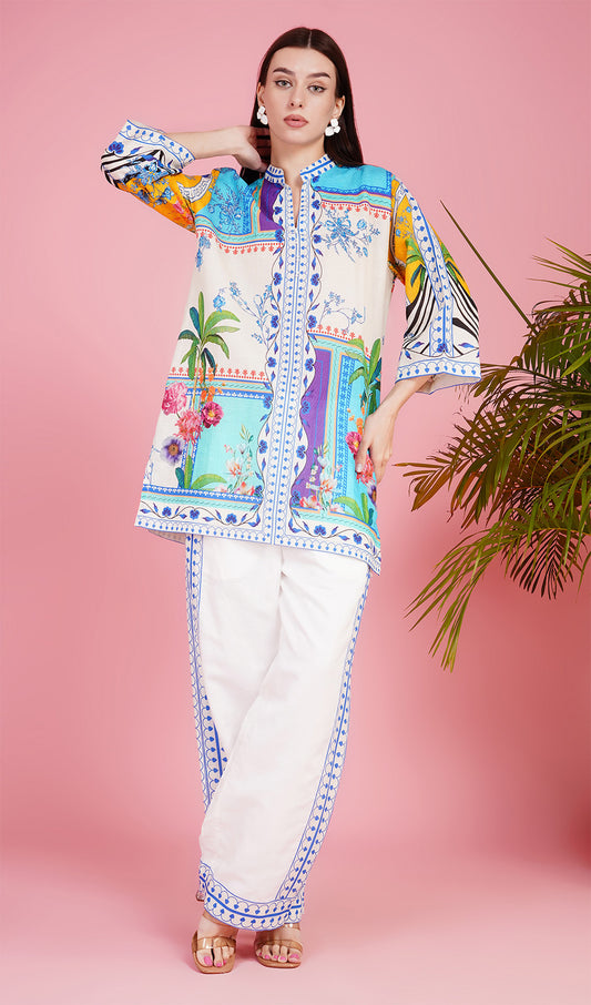 Wisteria Whisper White Co-ord Set
