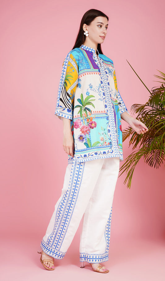 Wisteria Whisper White Co-ord Set