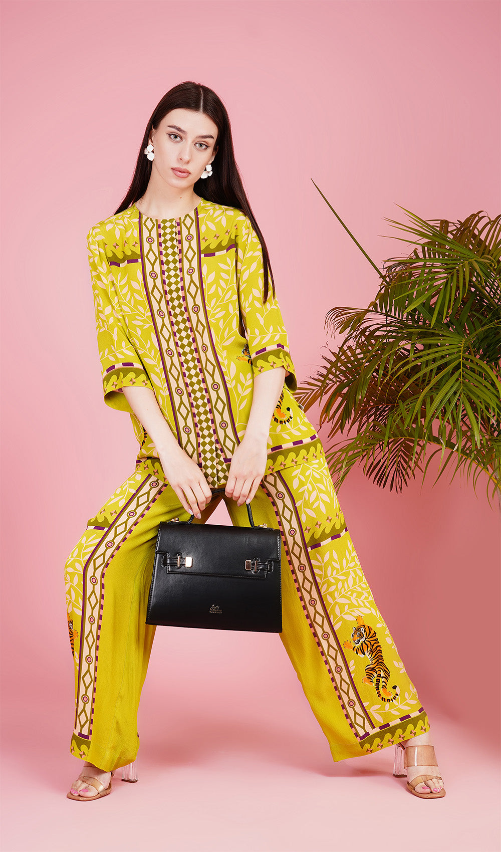 Gardenia Grace Lime Green Co-ord Set