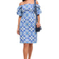 Marble Mosaic Midi Dress