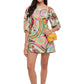 Swirl Lagoon Short Dress