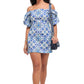 Marble Mosaic Short Dress
