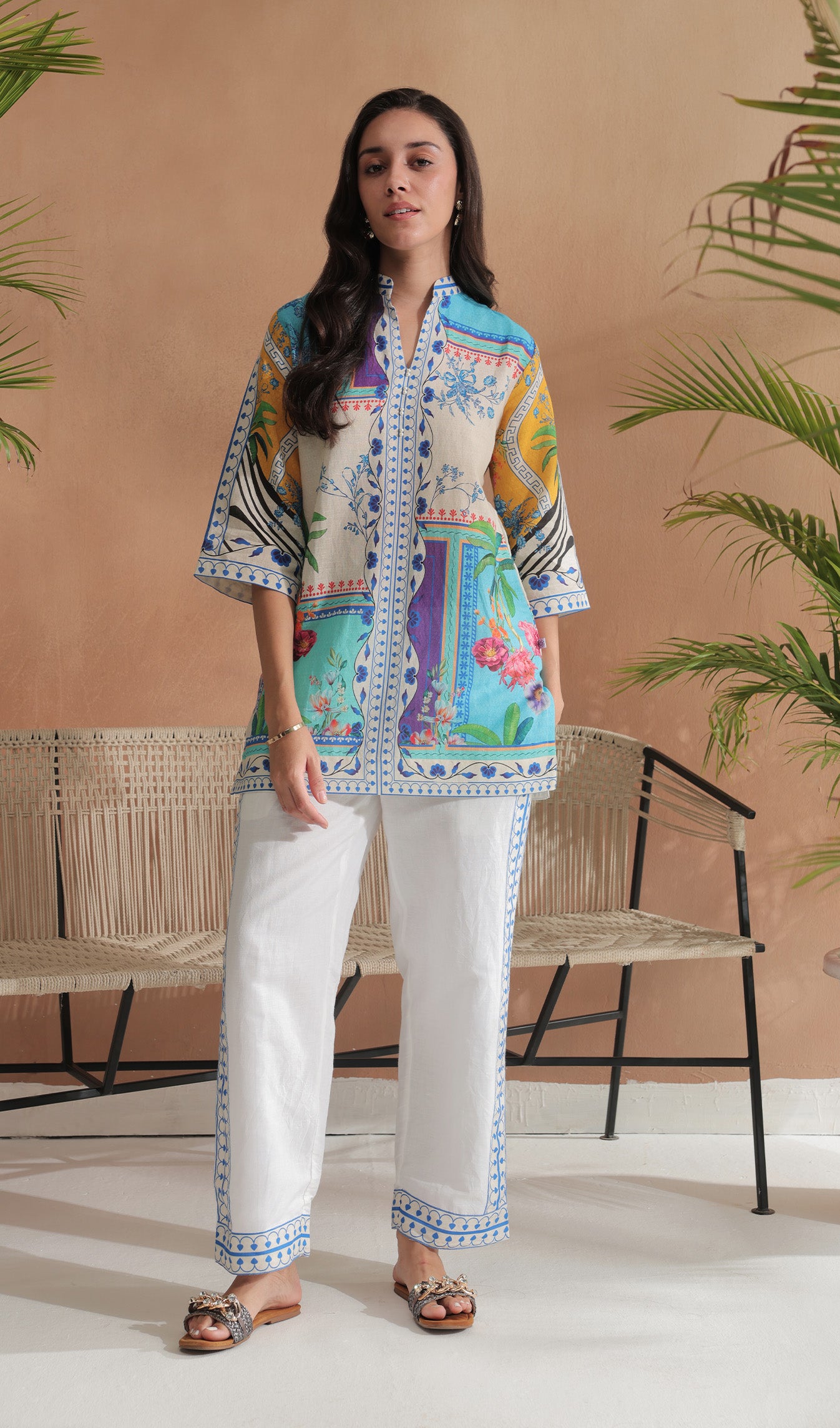 Wisteria Whisper White Co-ord Set