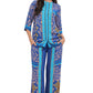 Gardenia Grace Blue Co-ord Set