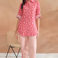 Dahlia Delight Red Co-ord Set