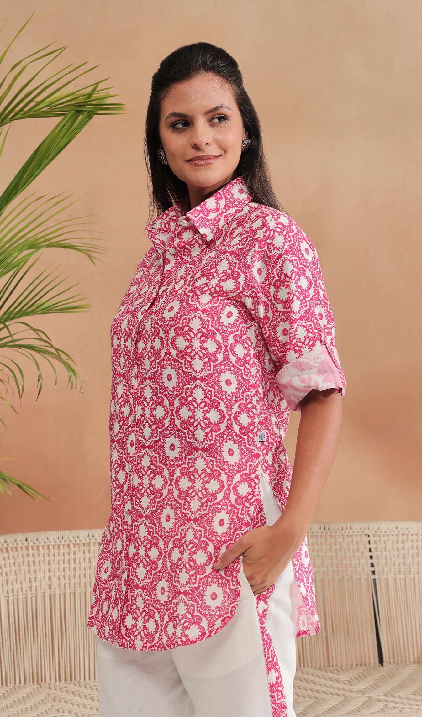 Dahlia Delight Fucshia Co-ord Set