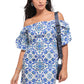 Marble Mosaic Short Dress