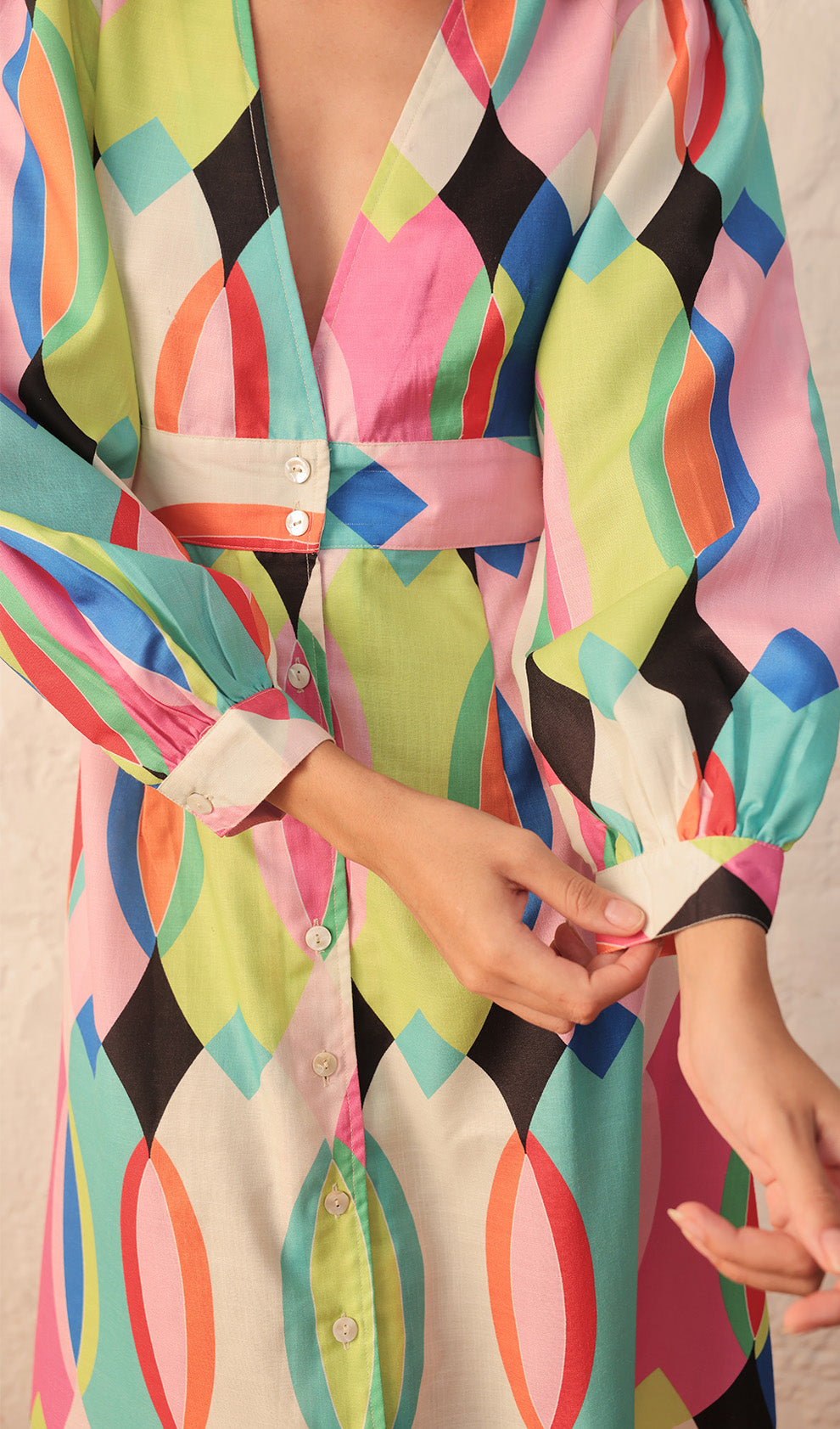 Vivid Vision Bora  Midi Dress