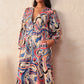 Cheerful Bouquet Midi Dress