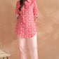 Dahlia Delight Red Co-ord Set