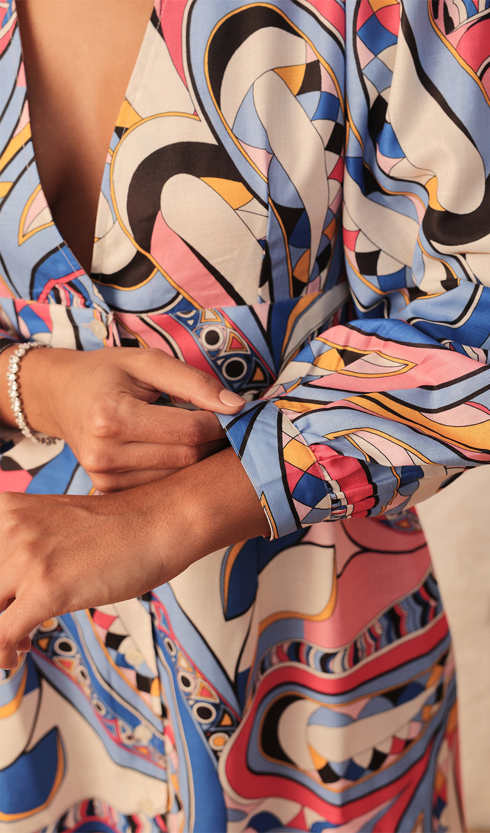 Cheerful Bouquet Midi Dress