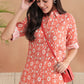 Dahlia Delight Orange Co-ord Set