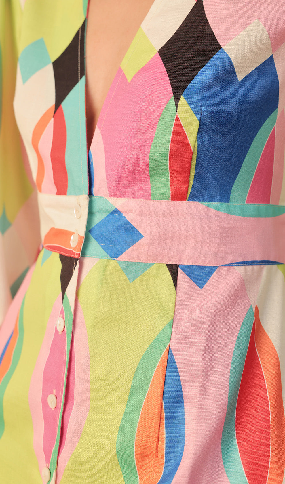 Vivid Vision Bora  Midi Dress