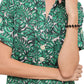 Golden Leaves Shirt Dress