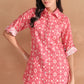 Dahlia Delight Red Co-ord Set