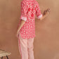 Dahlia Delight Red Co-ord Set