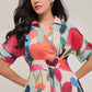 Garden Whril Midi Dress