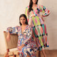 Cheerful Bouquet Midi Dress