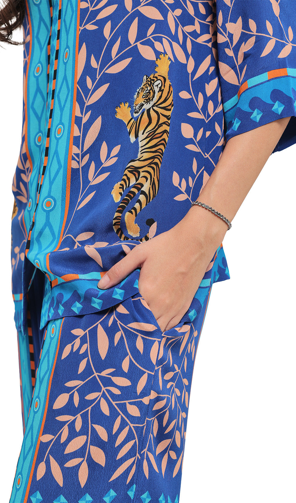 Gardenia Grace Blue Co-ord Set