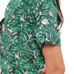 Golden Leaves Shirt Dress