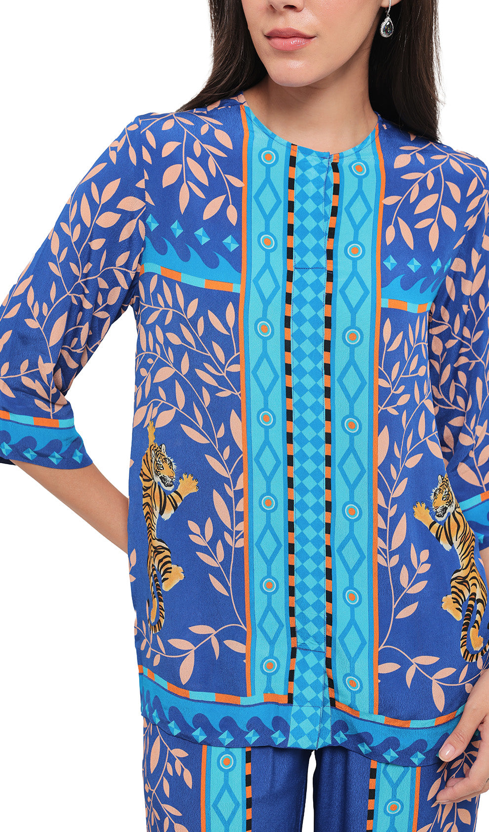 Gardenia Grace Blue Co-ord Set