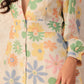Colourful Petals Bora  Midi Dress