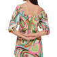 Swirl Lagoon Short Dress