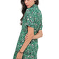 Golden Leaves Shirt Dress