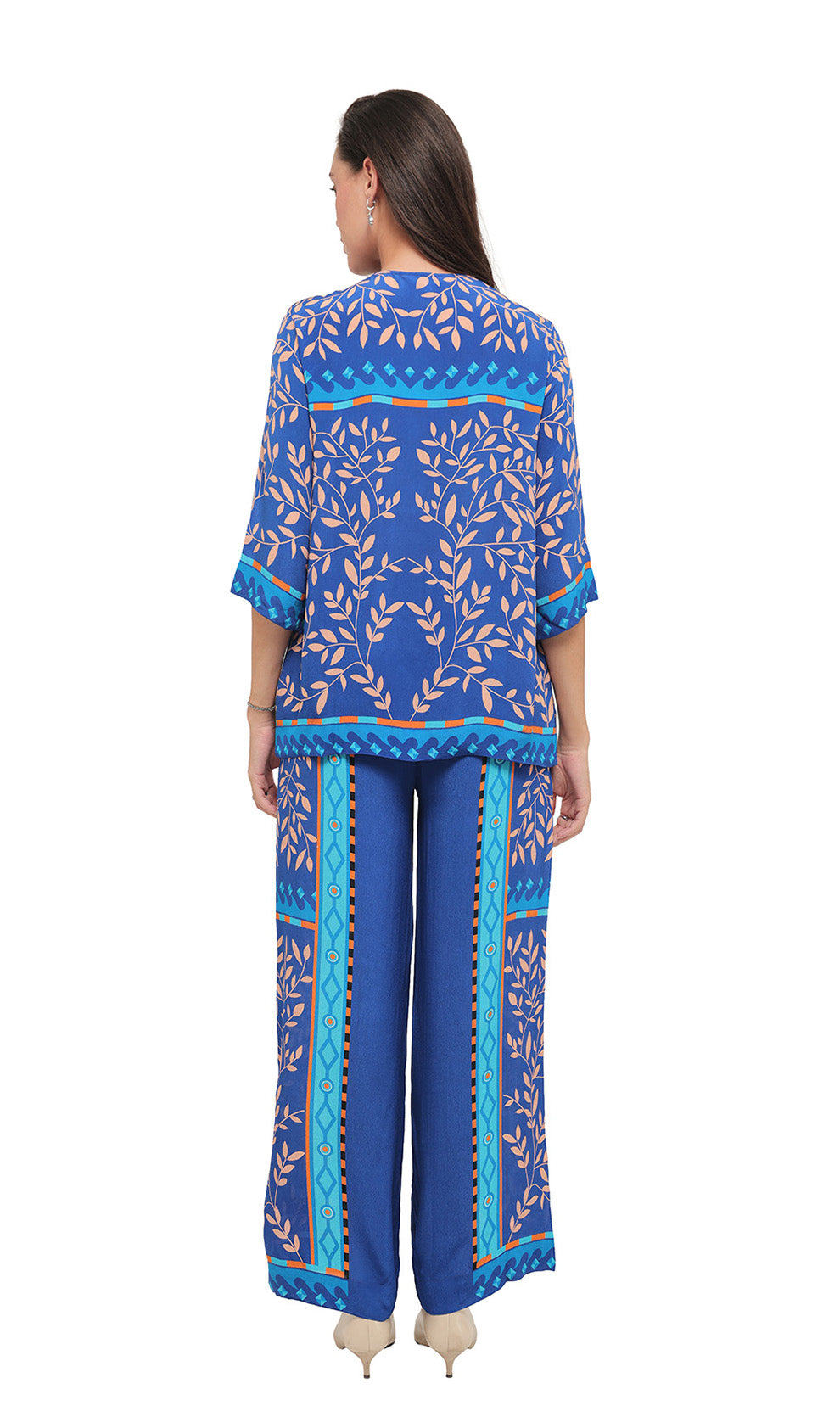 Gardenia Grace Blue Co-ord Set
