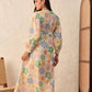 Colourful Petals Bora  Midi Dress