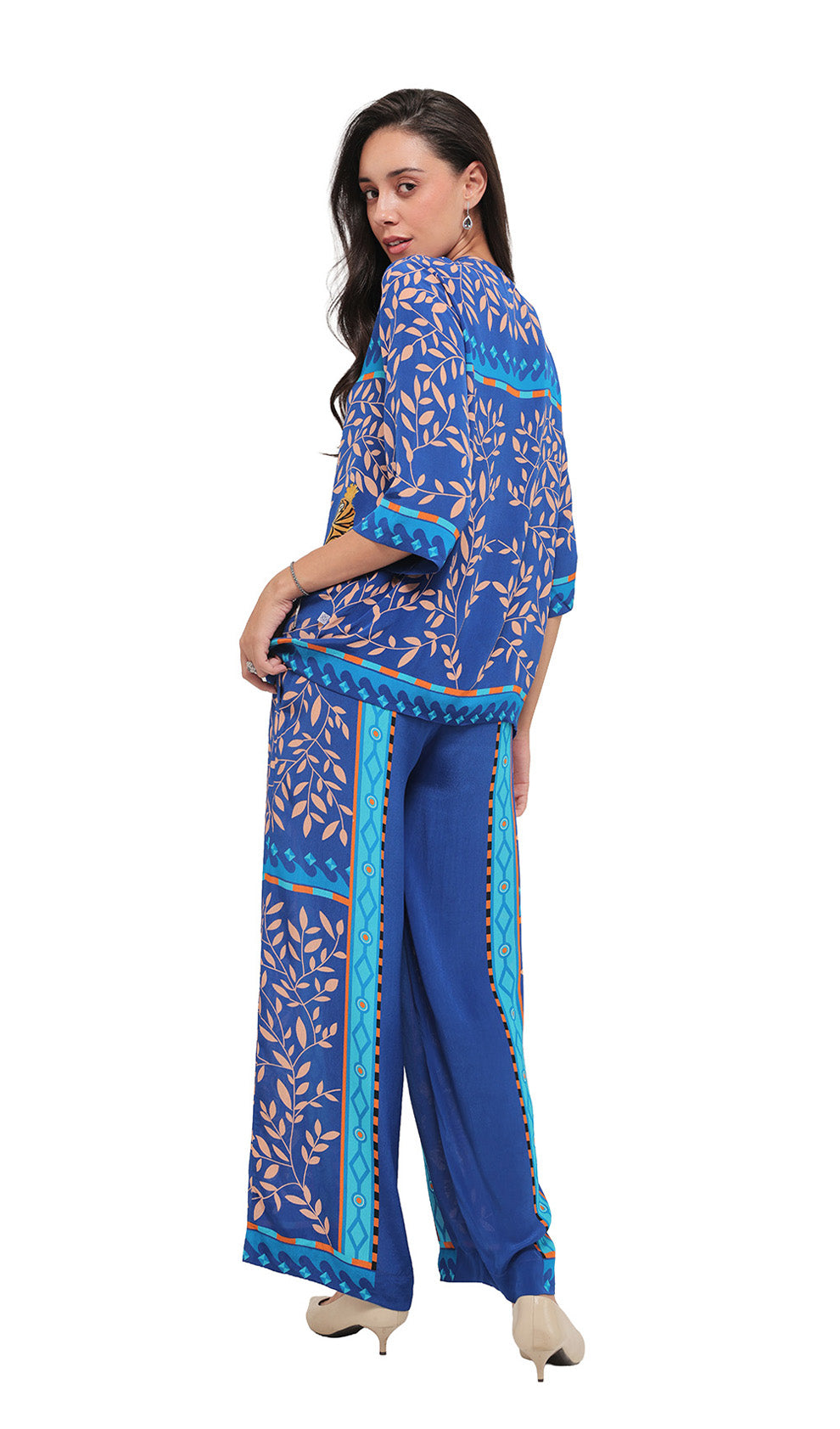 Gardenia Grace Blue Co-ord Set