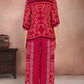 Gardenia Grace Burgundy Co-ord Set