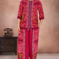 Gardenia Grace Burgundy Co-ord Set