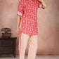 Dahlia Delight Red Co-ord Set