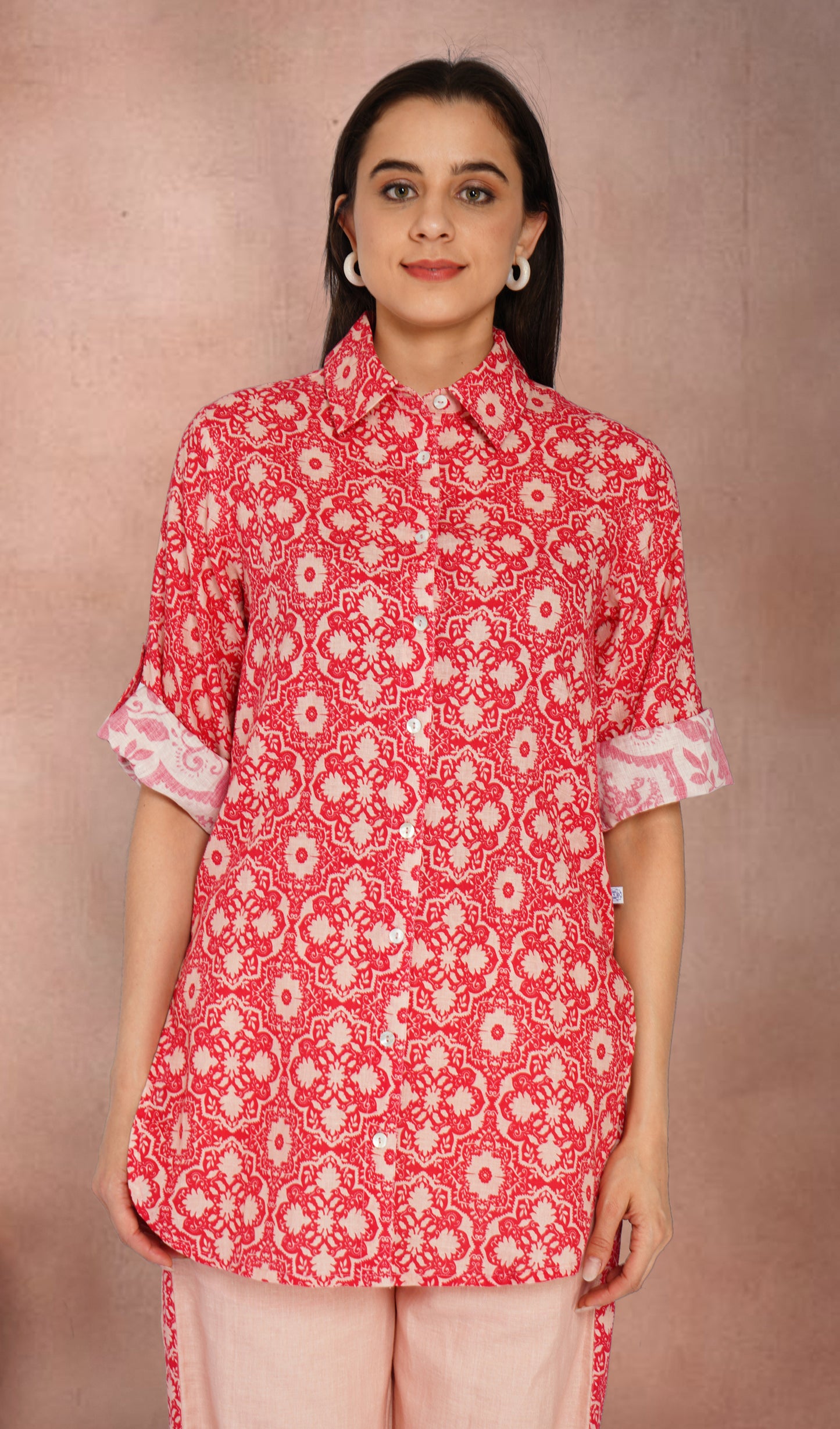 Dahlia Delight Red Co-ord Set