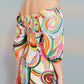 Swirl Lagoon Short Dress