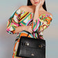 Swirl Lagoon Short Dress