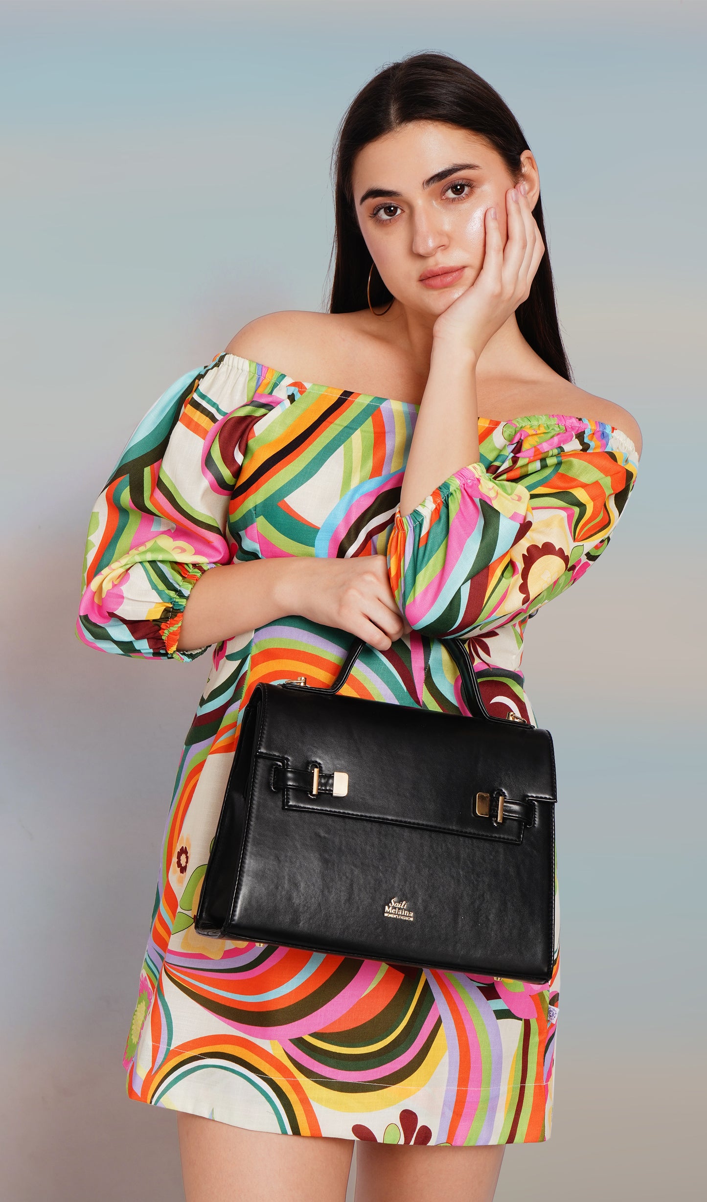 Swirl Lagoon Short Dress