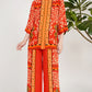 Gardenia Grace Orange Co-ord Set