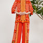 Gardenia Grace Orange Co-ord Set