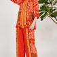 Gardenia Grace Orange Co-ord Set