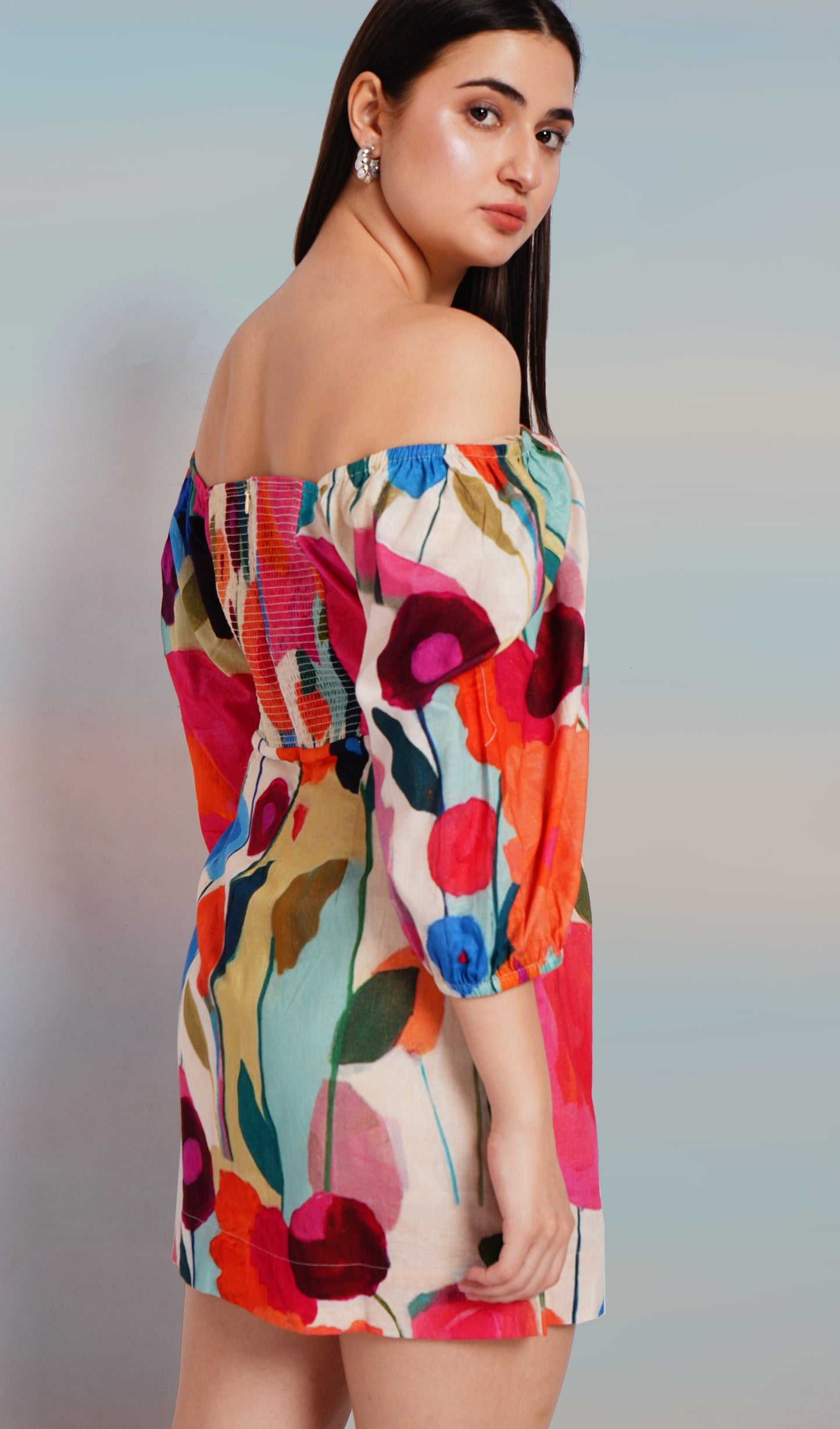 Garden Whril Short Dress
