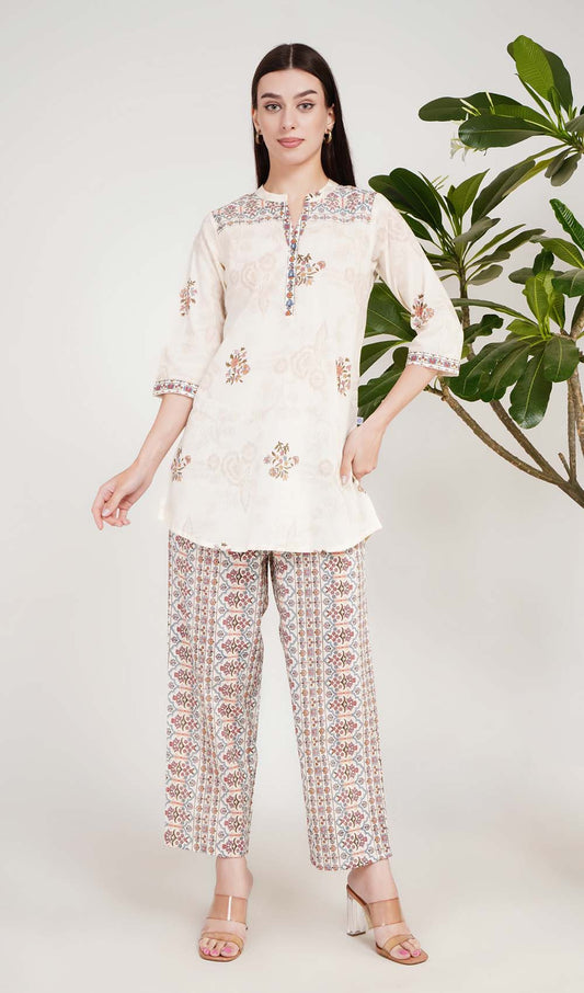 Birch Beauty Ivory Kurta Set