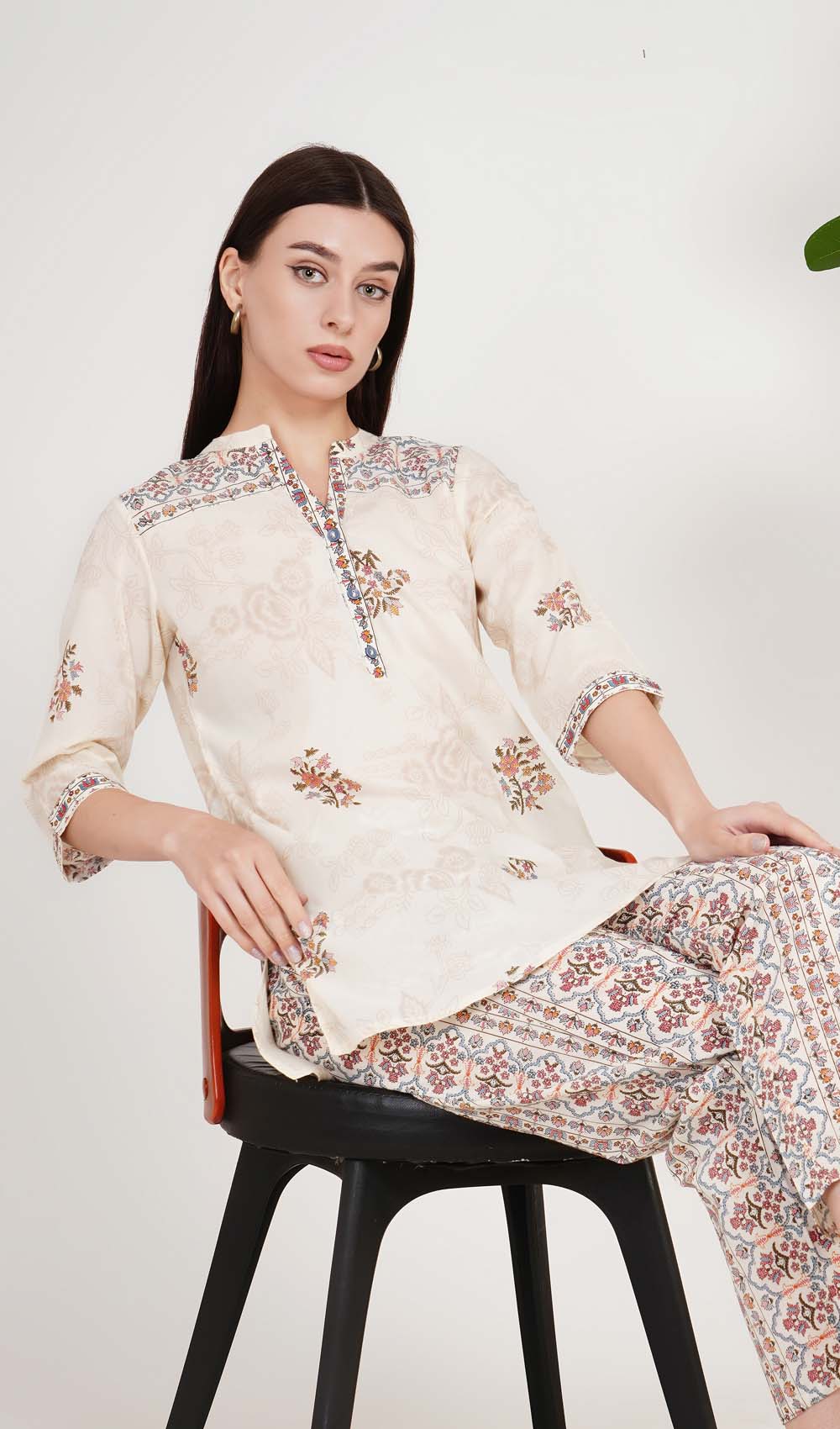 Birch Beauty Ivory Kurta Set
