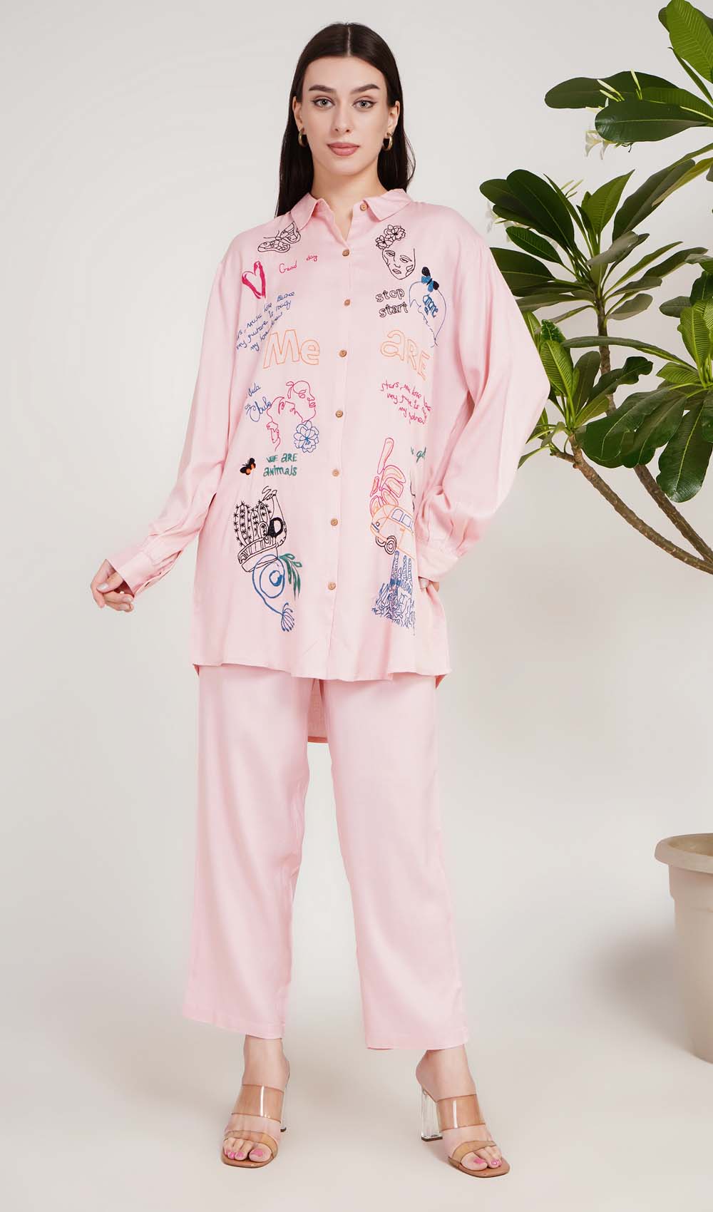 Cypress Charm Pink Co-ord Set